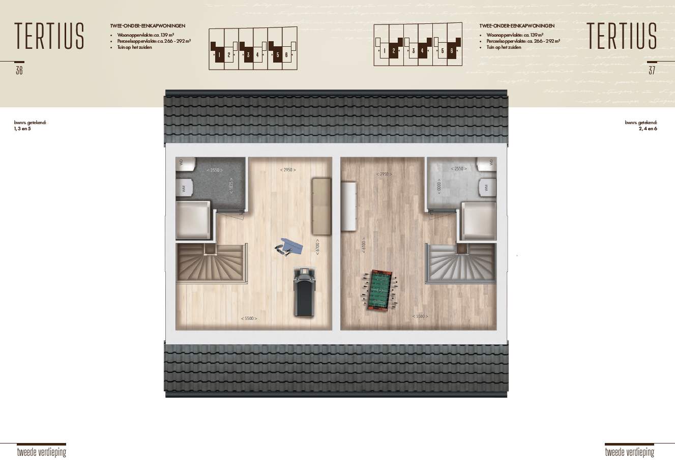 Foto 5 van Twee-onder-een-kapwoningen (Bouwnr. 6)