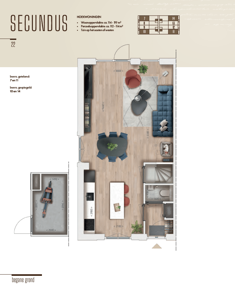 Foto 4 van Hoekwoningen (Bouwnr. 7)