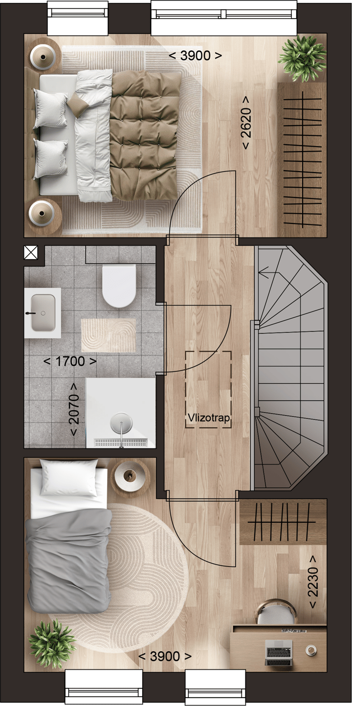 Foto 3 van Tussenwoning | Type F (Bouwnr. 13)