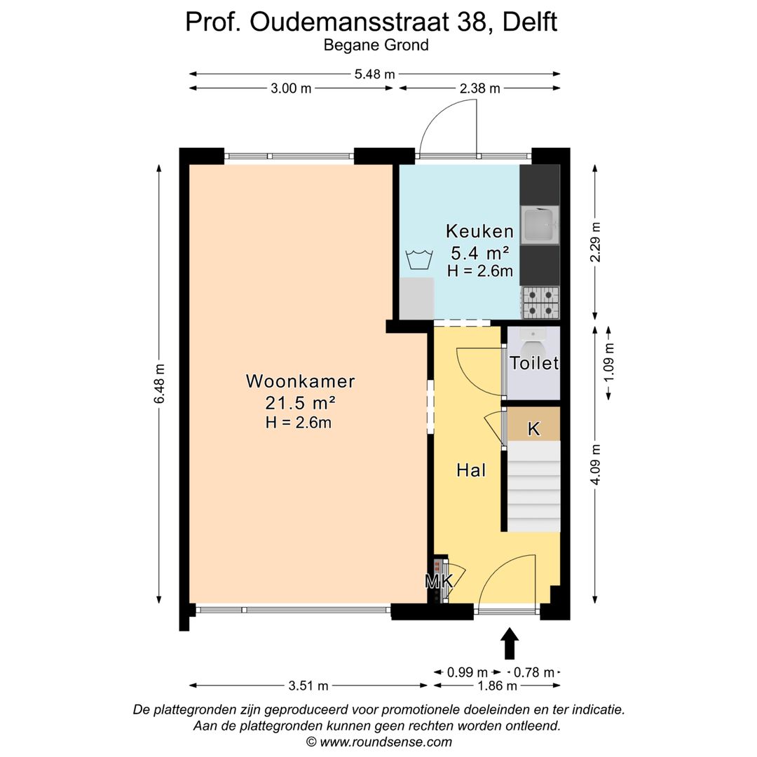 Foto 32 van Prof. Oudemansstraat 38