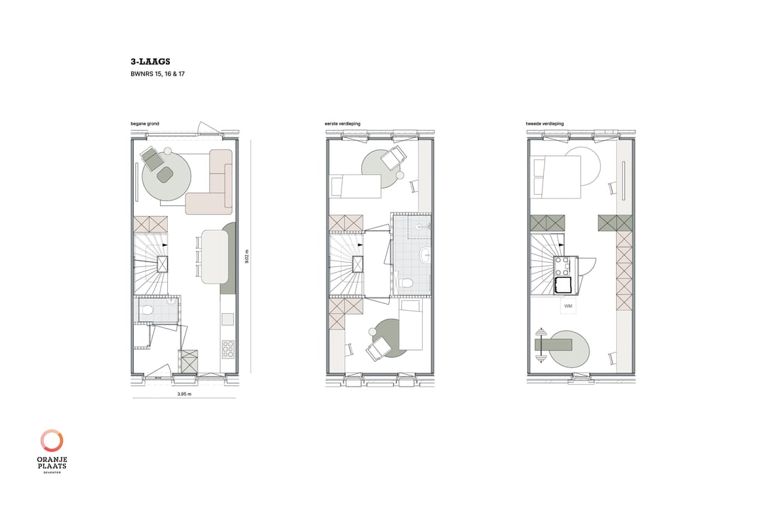 Foto 8 van Drielaagse tussenwoning 4.2m breed (Bouwnr. Bwnr.17)