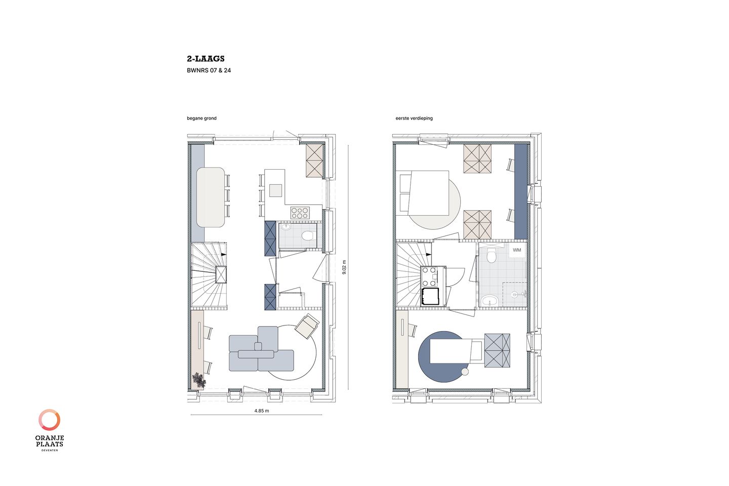 Foto 5 van Tweelaagse hoekwoning 5.1m breed (Bouwnr. Bwnr.7)