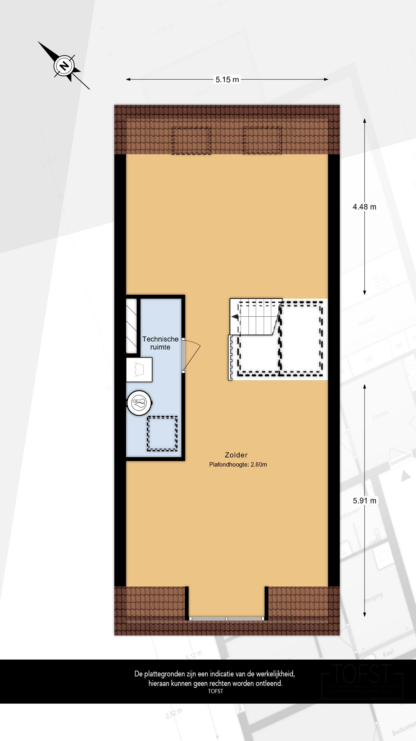Foto 14 van tussenwoning (Bouwnr. 6)