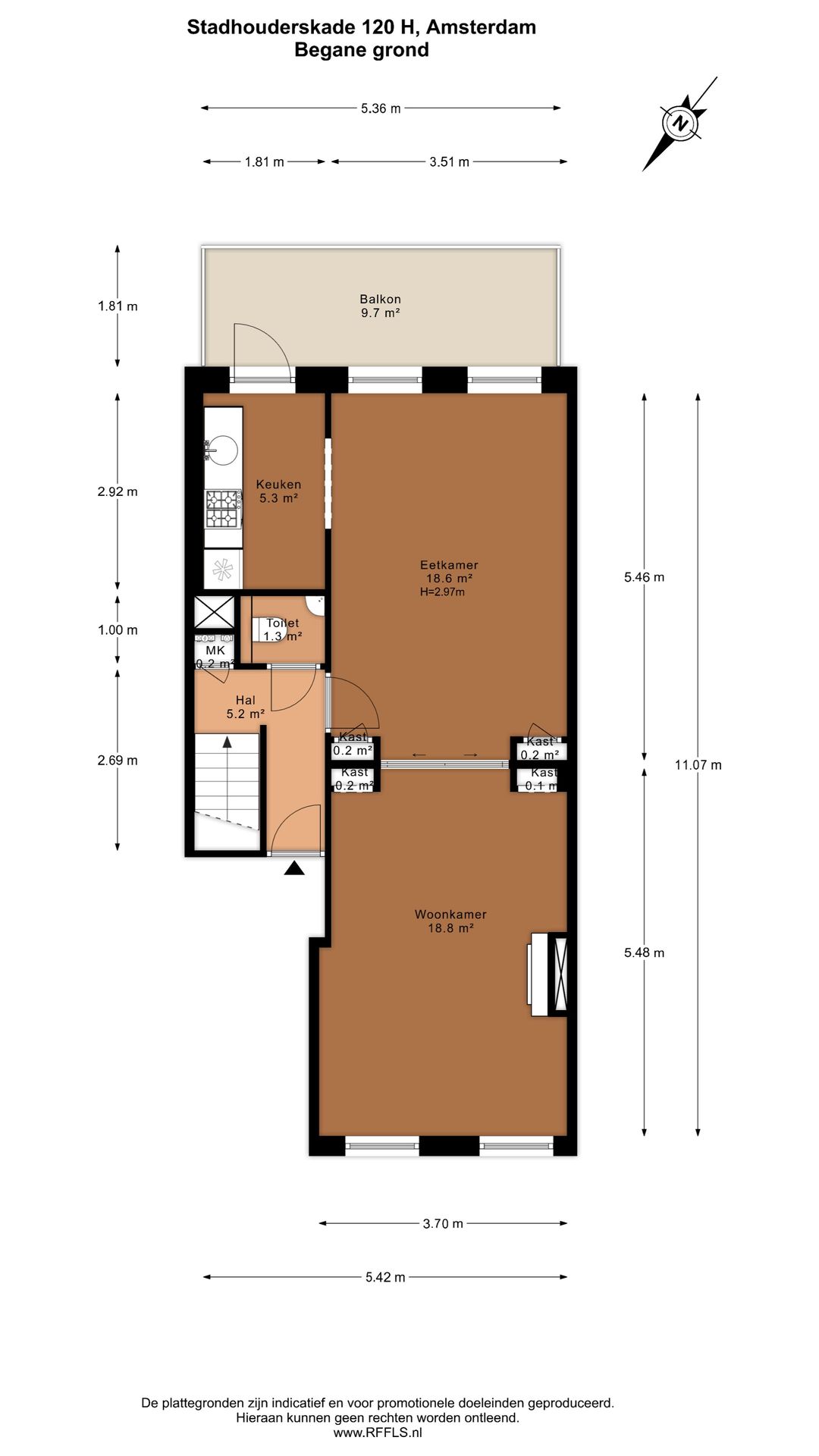 Foto 38 van Stadhouderskade 120-H