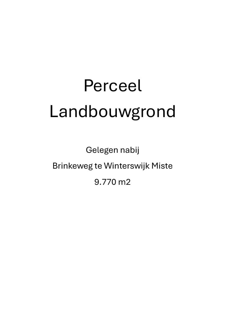 Brinkeweg - Winterswijk Miste - Afbeelding 1