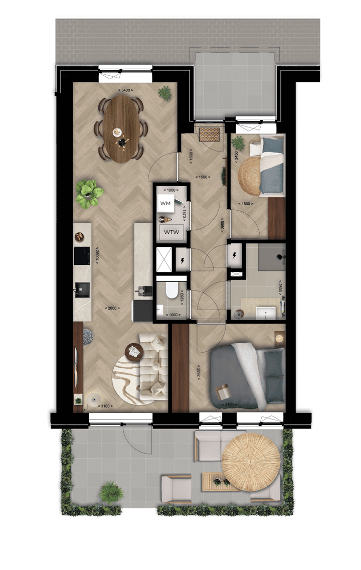 Foto 4 van Moderne appartementen (Bouwnr. 10)