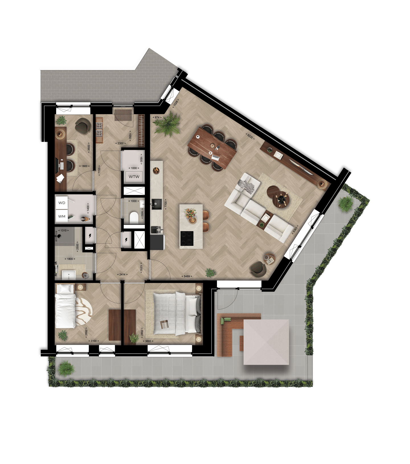 Foto 4 van Moderne appartementen (Bouwnr. 12)