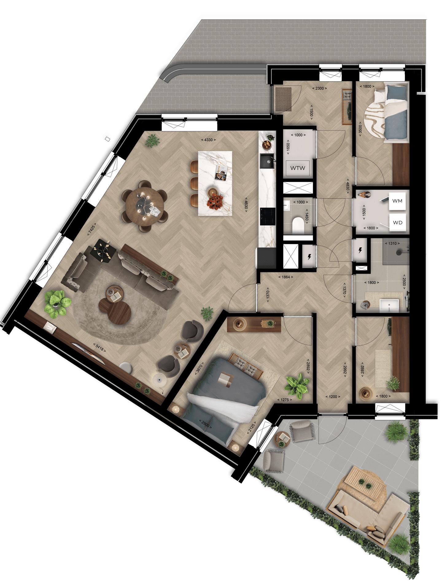 Foto 4 van Moderne appartementen (Bouwnr. 9)