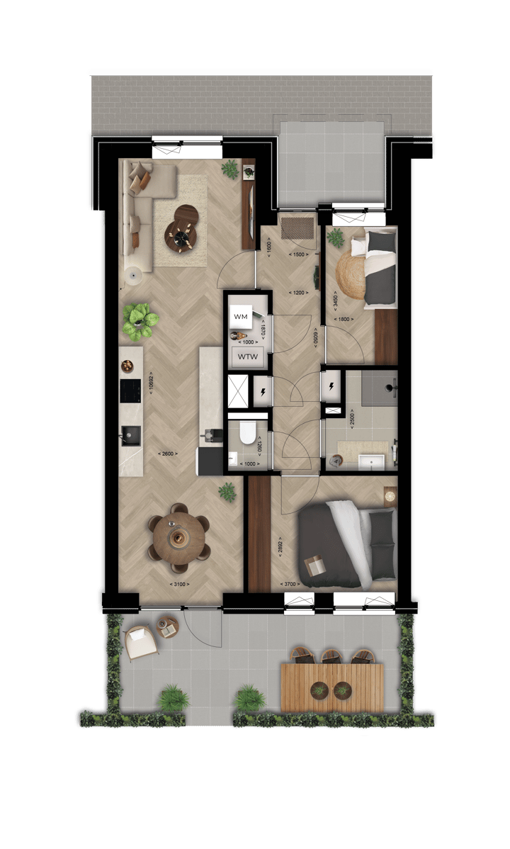 Foto 4 van Moderne appartementen (Bouwnr. 11)