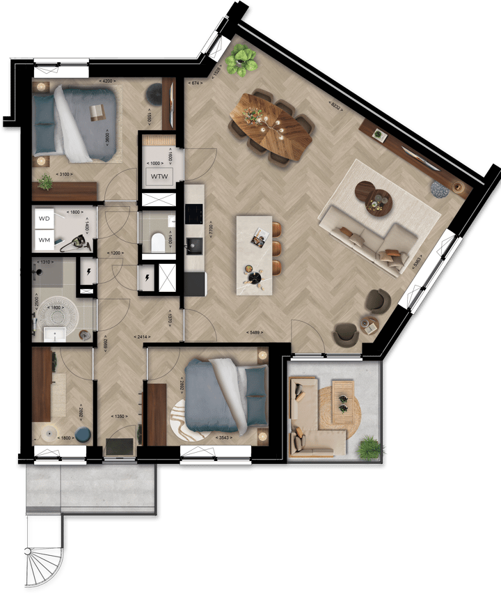 Photo 4 of Moderne appartementen (Bouwnr. 16)