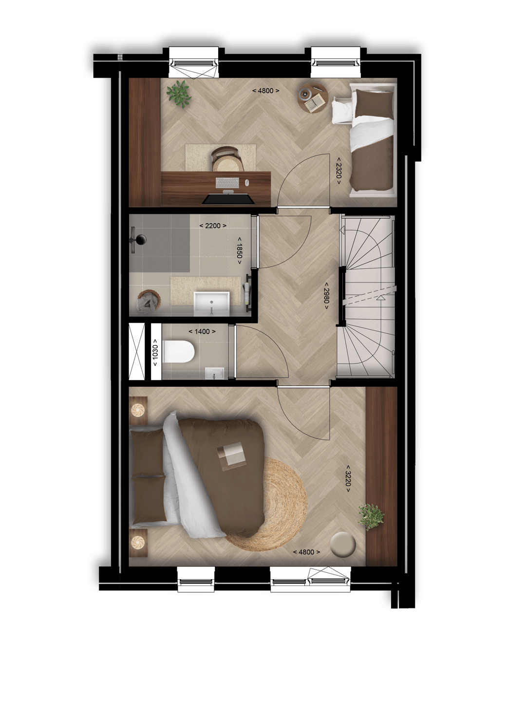 Foto 7 van Statige herenhuizen (Bouwnr. 4)