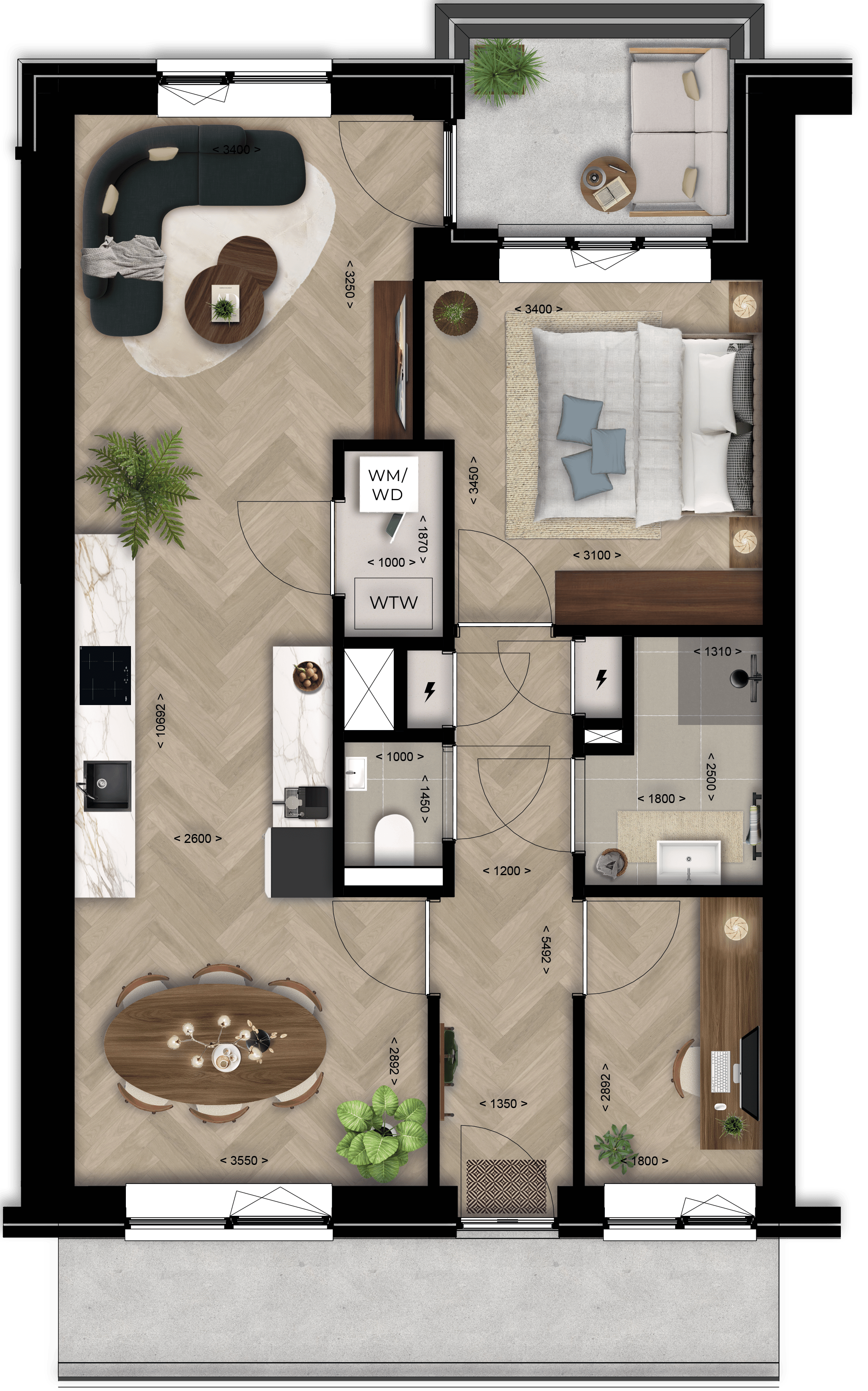 Foto 6 van Moderne appartementen (Bouwnr. 22)