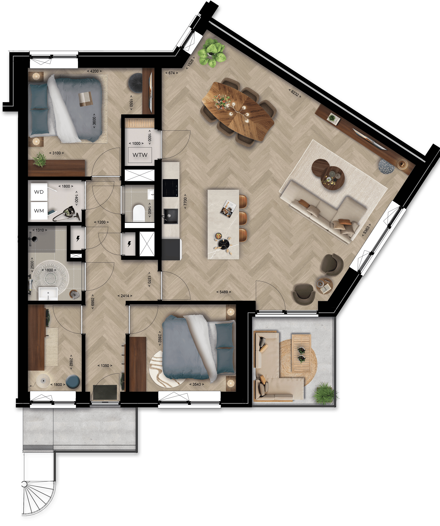 Foto 4 van Moderne appartementen (Bouwnr. 20)