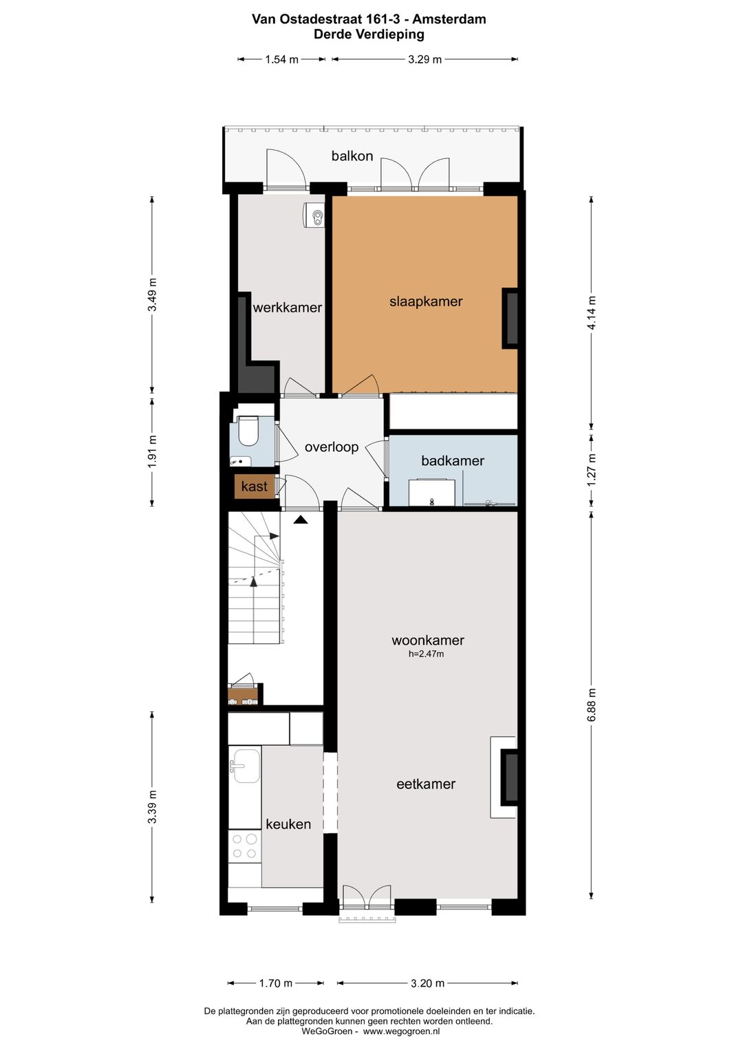 Foto 47 van Van Ostadestraat 161-3