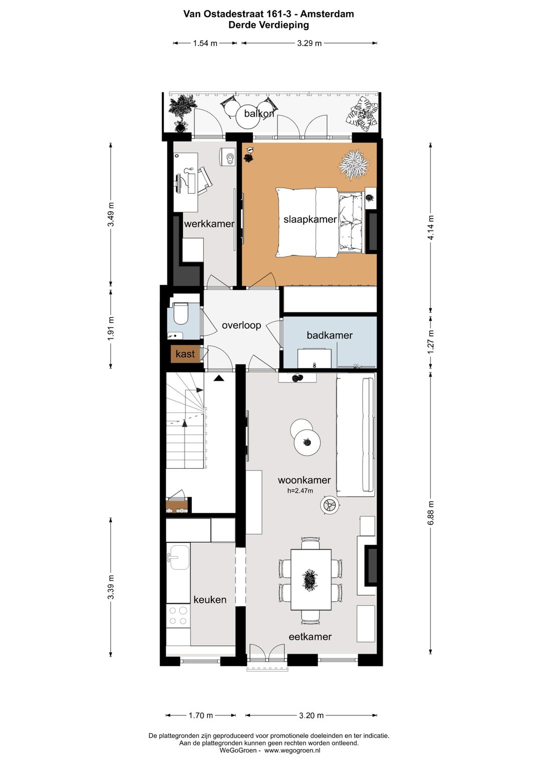 Foto 46 van Van Ostadestraat 161-3