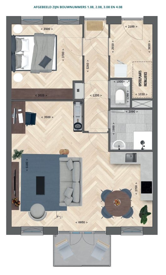 Appartement te koop: Bestevaer 41, Huizen
