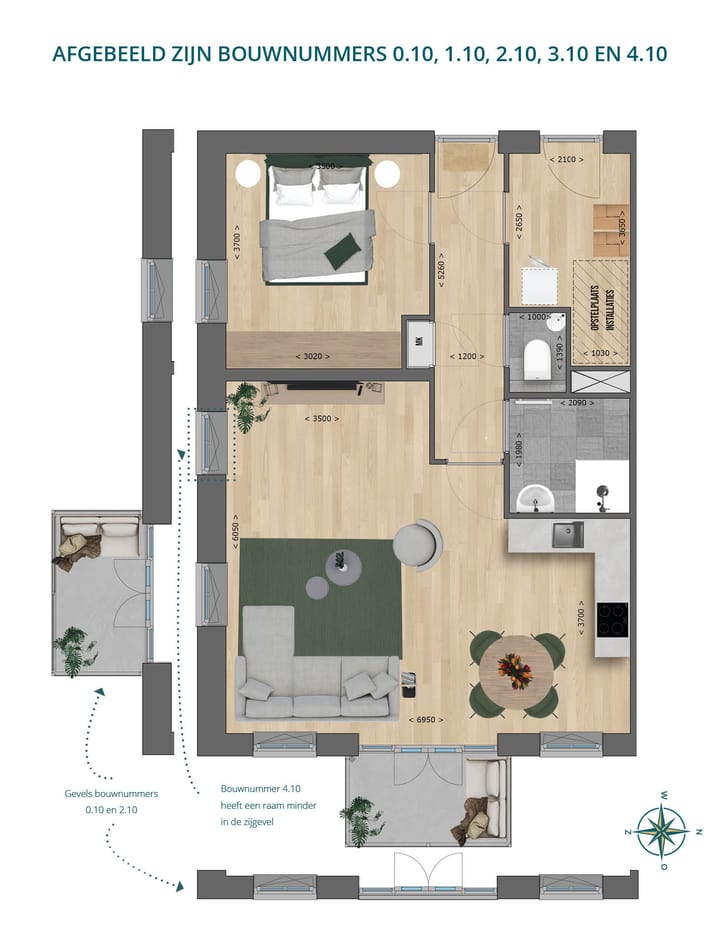 Appartement te koop: Bestevaer 57, Huizen