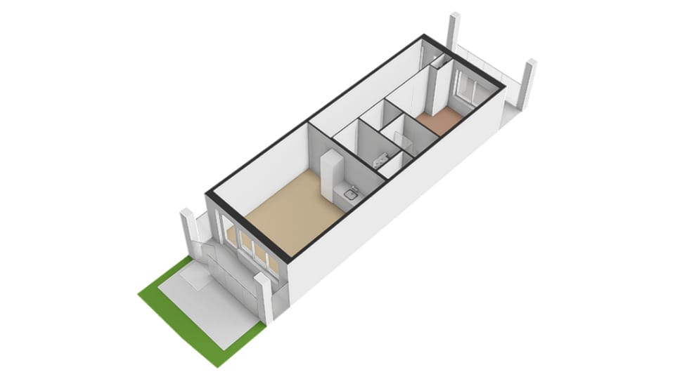 Foto 9 van Blok 1 appartement (Bouwnr. 2)