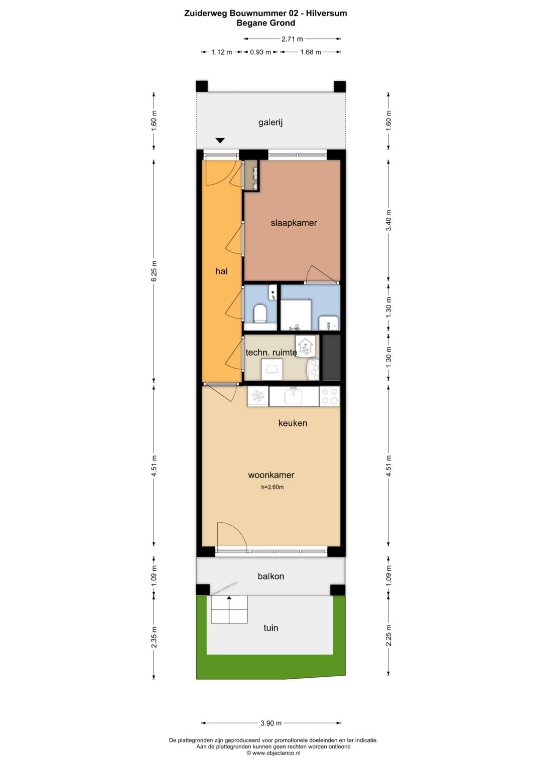 Foto 7 van Blok 1 appartement (Bouwnr. 2)