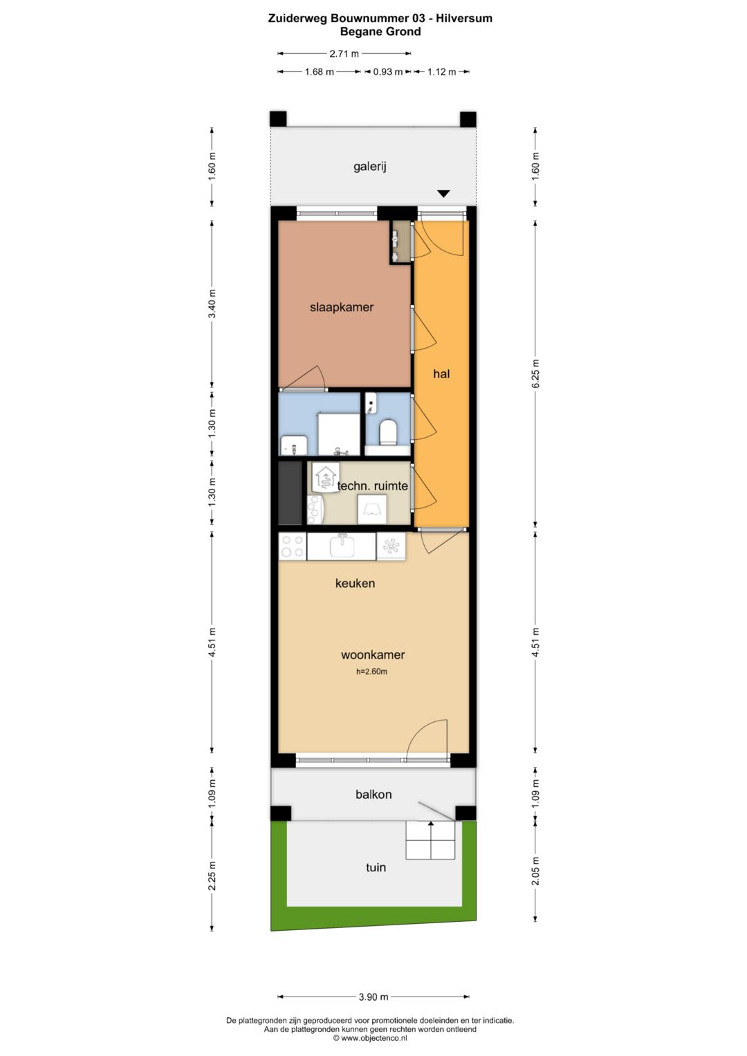 Foto 7 van Blok 1 appartement (Bouwnr. 3)