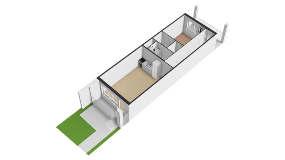 Foto 9 van Blok 1 appartement (Bouwnr. 5)