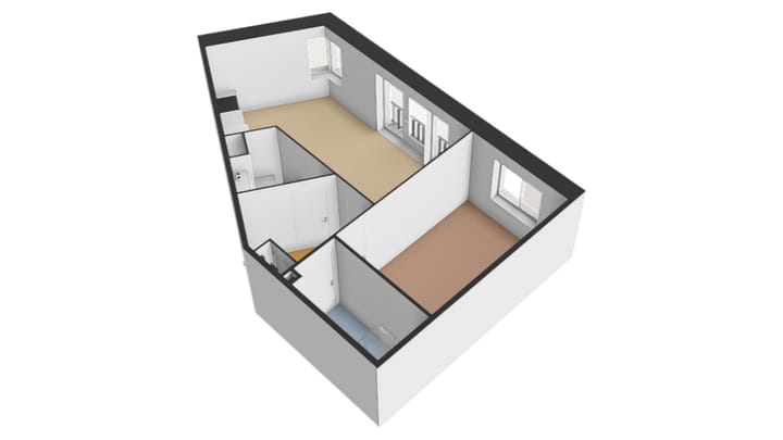 Foto 4 van Blok 2A appartement (Bouwnr. 54)