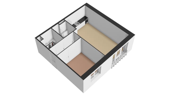 Foto 5 van Blok 2A appartement (Bouwnr. 55)
