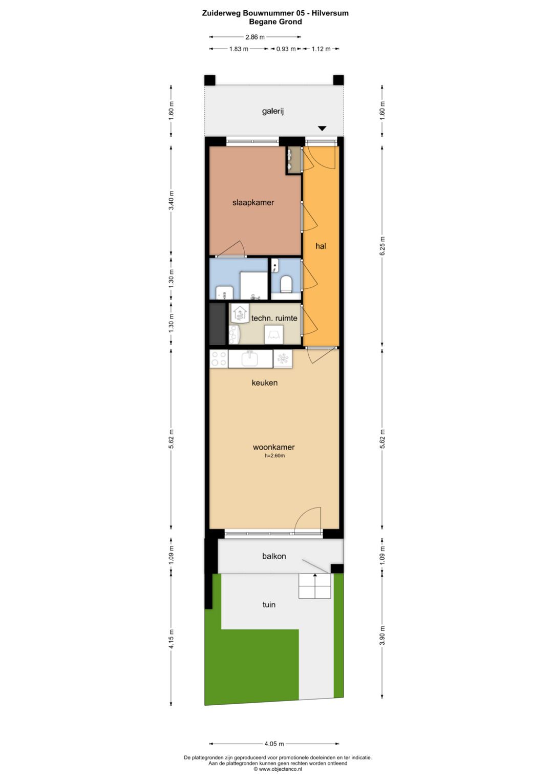 Foto 7 van Blok 1 appartement (Bouwnr. 5)