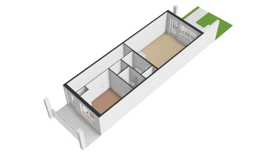 Foto 8 van Blok 1 appartement (Bouwnr. 5)