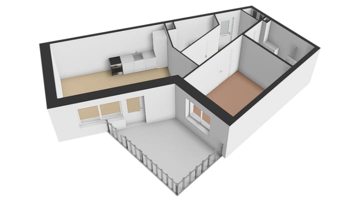 Foto 4 van Blok 2A appartement (Bouwnr. 53)