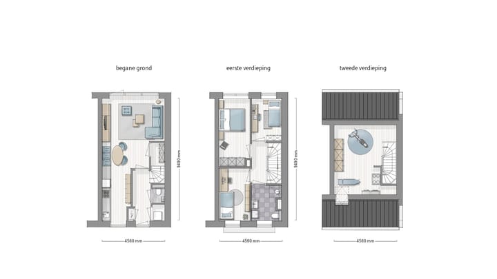Foto 3 van Tussenwoning M (Bouwnr. 21)