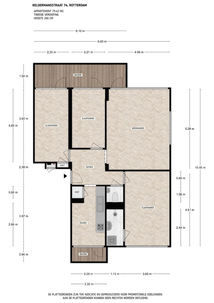 Appartement te koop: Keldermansstraat 74, Rotterdam