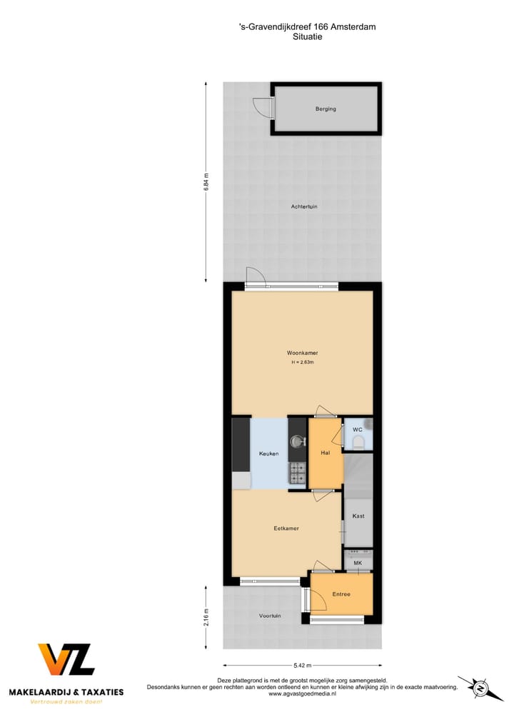 Tussenwoning te koop: 's-Gravendijkdreef 166, Amsterdam