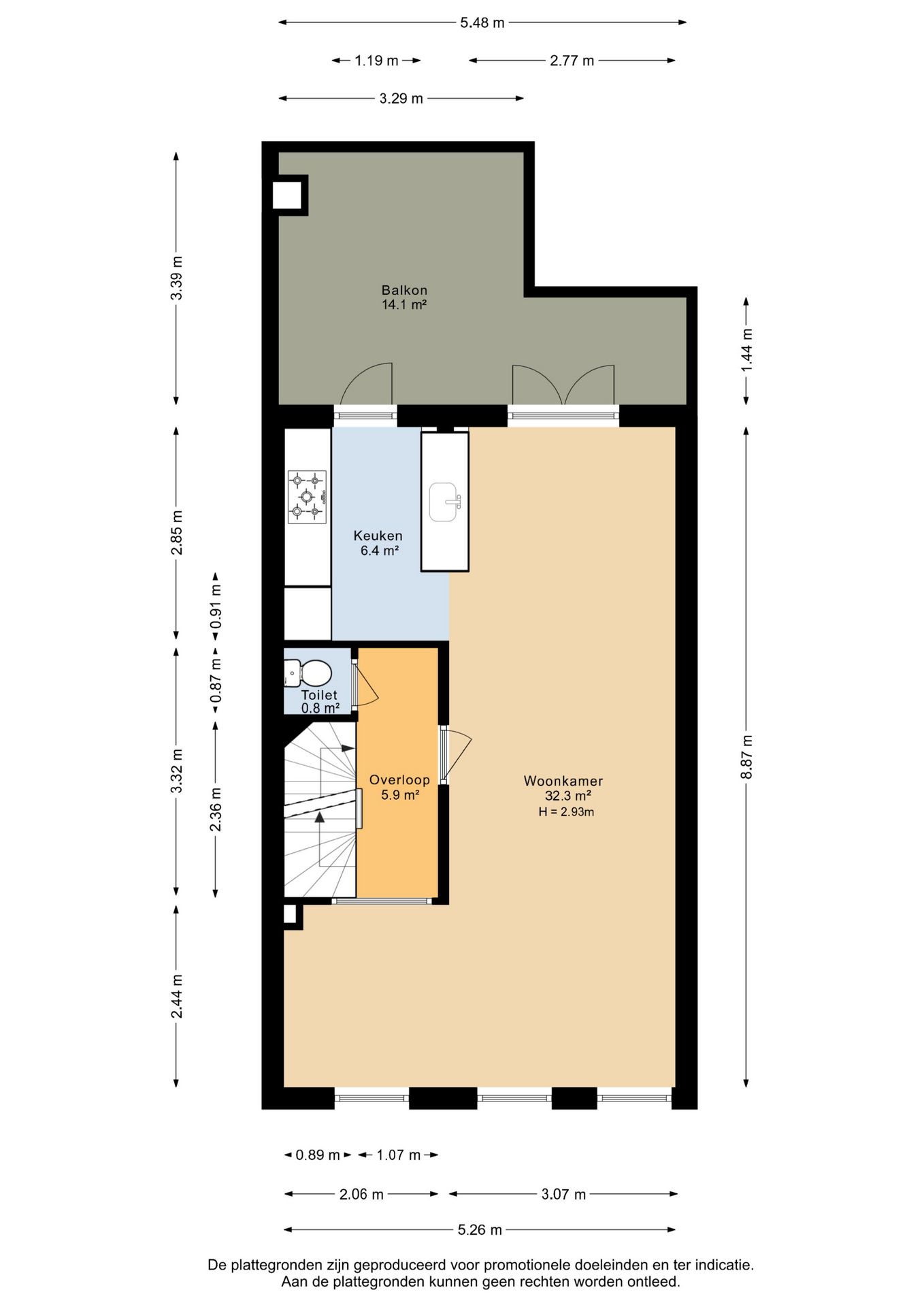 Foto 44 van Croesestraat 26-BS