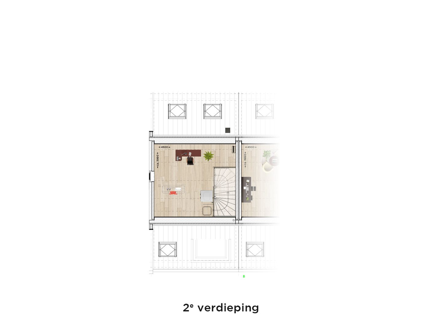 Foto 4 van Hoekwoningen (Bouwnr. 6)