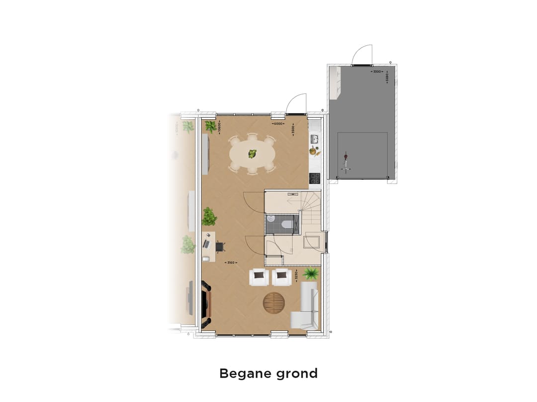 Foto 2 van Twee-onder-een-kapwoningen (Bouwnr. 13)