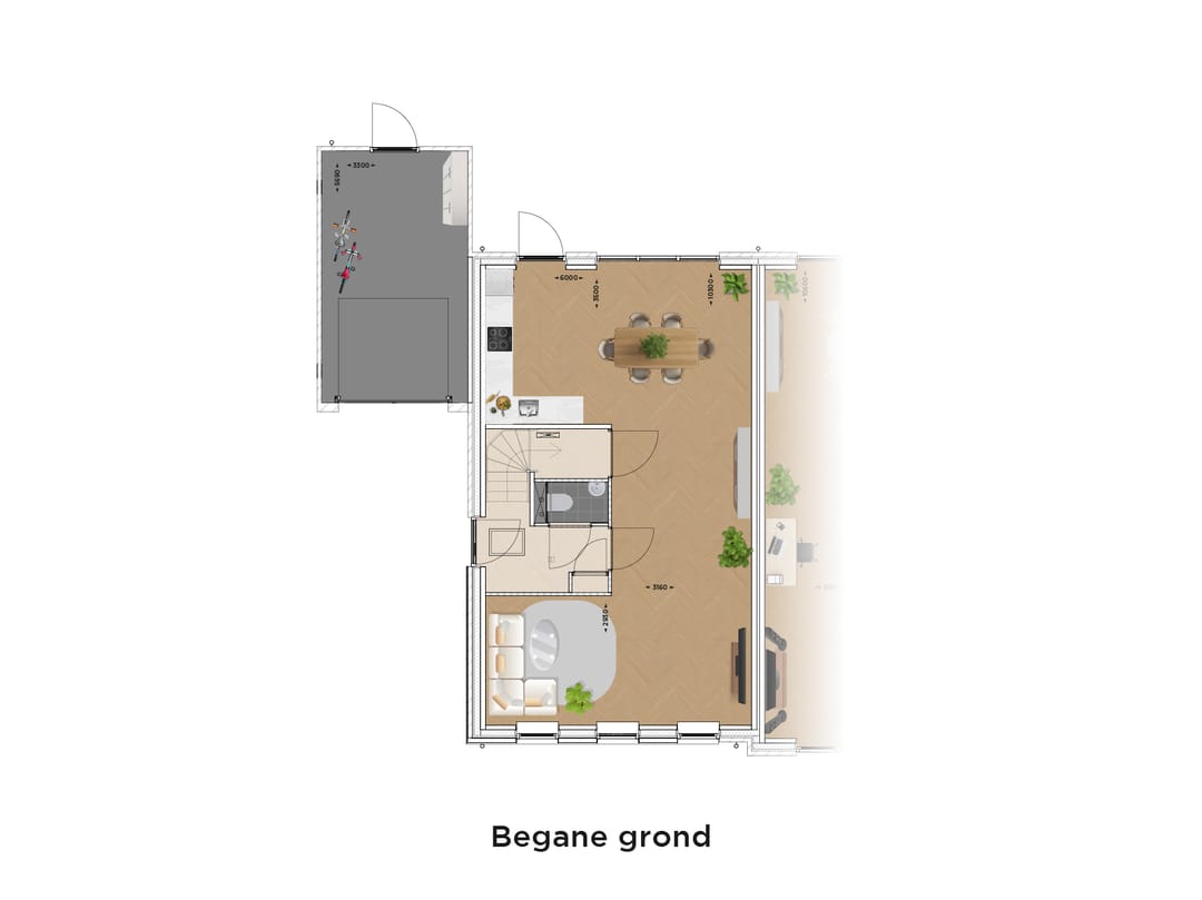 Foto 2 van Twee-onder-een-kapwoningen (Bouwnr. 12)