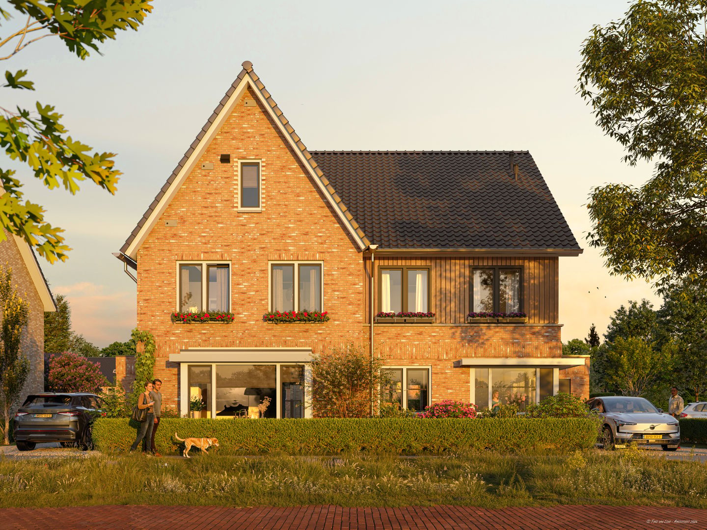 Foto 1 van 2 onder 1 kapwoning riant (Bouwnr. 29)