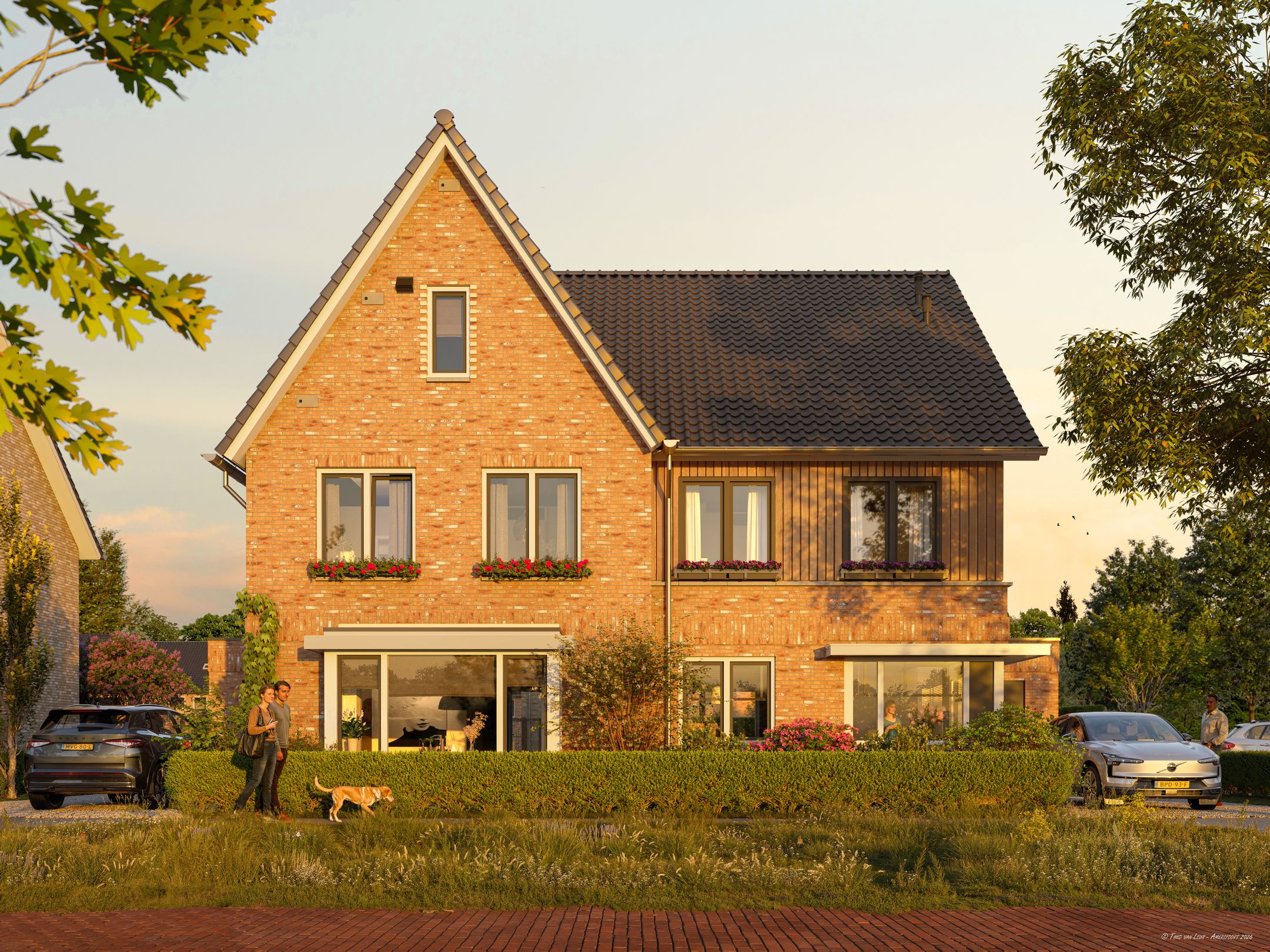 2 onder 1 kapwoning riant (Bouwnr. 29)  false