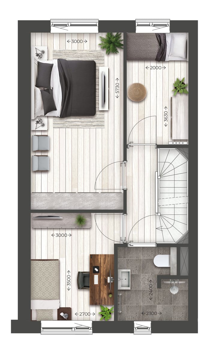 Foto 5 van Type C Hoekwoning (Bouwnr. 11 (C1))