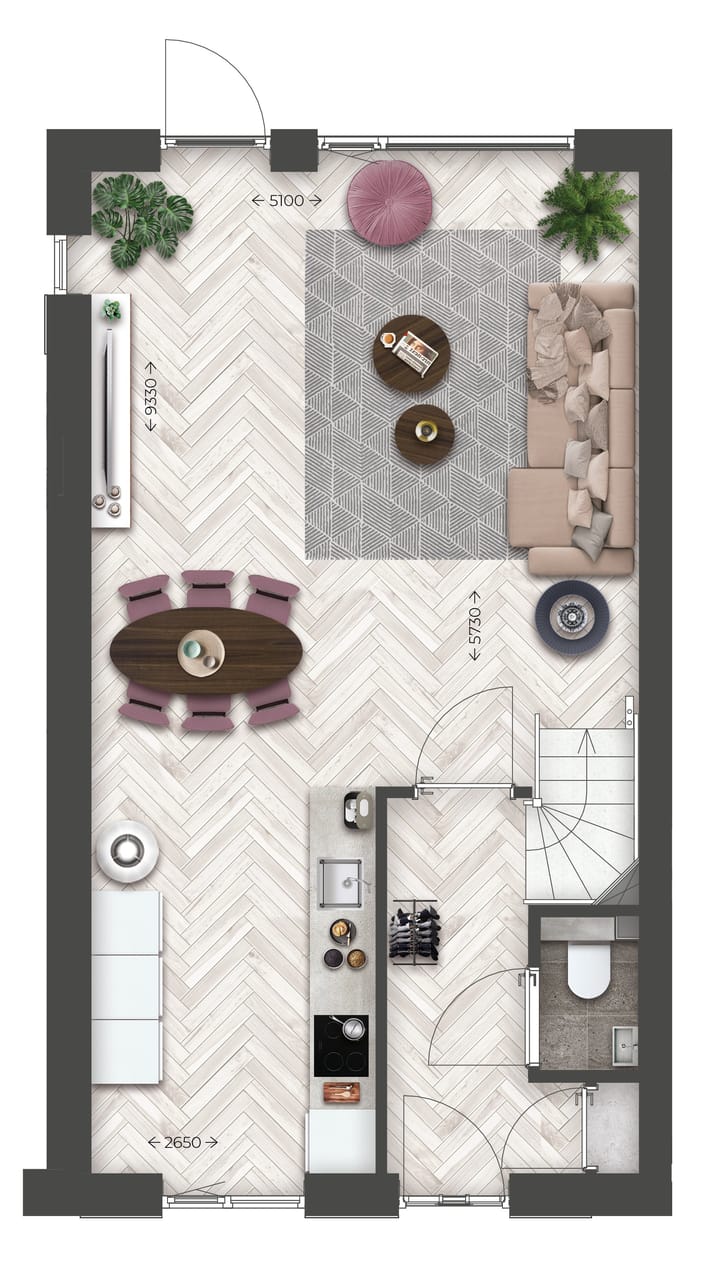 Foto 4 van Type C Hoekwoning (Bouwnr. 11 (C1))