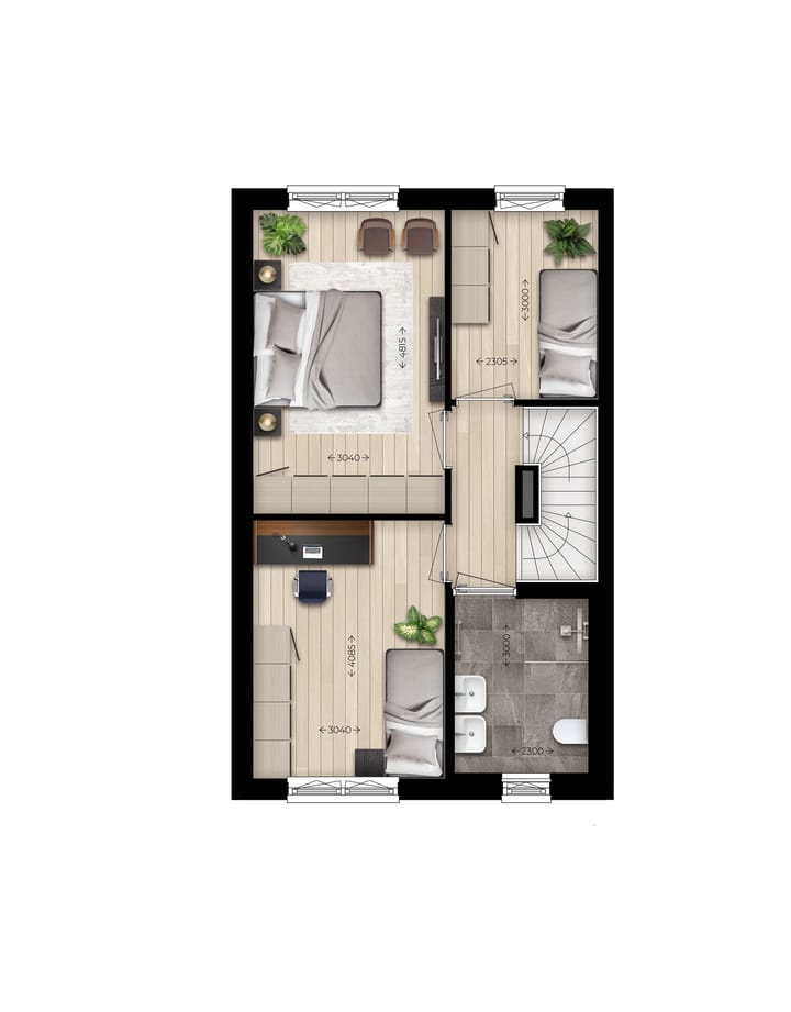 Foto 3 van Hoekwoning type F (Bouwnr. 5)