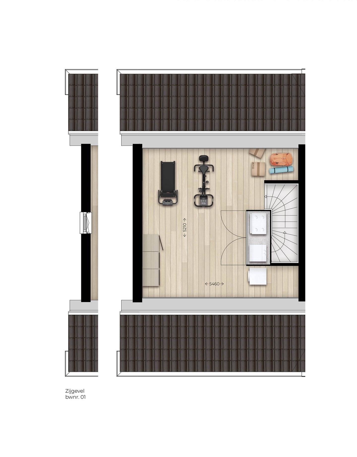 Foto 4 van Hoekwoning type E (Bouwnr. 4)