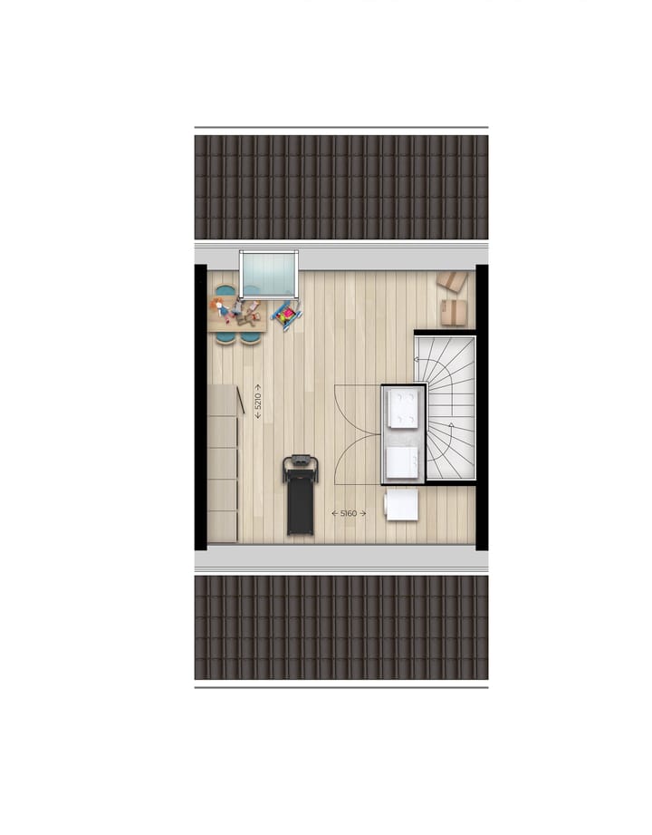 Foto 4 van Tussenwoning type A (Bouwnr. 36)