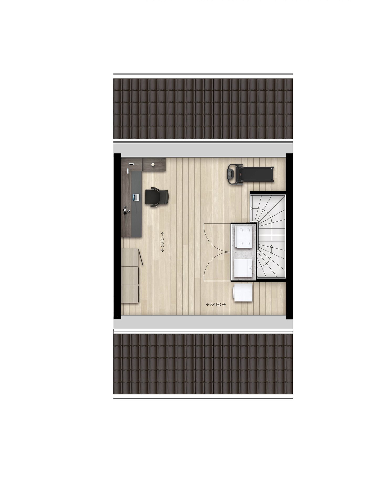 Foto 4 van Tussenwoning type C (Bouwnr. 14)
