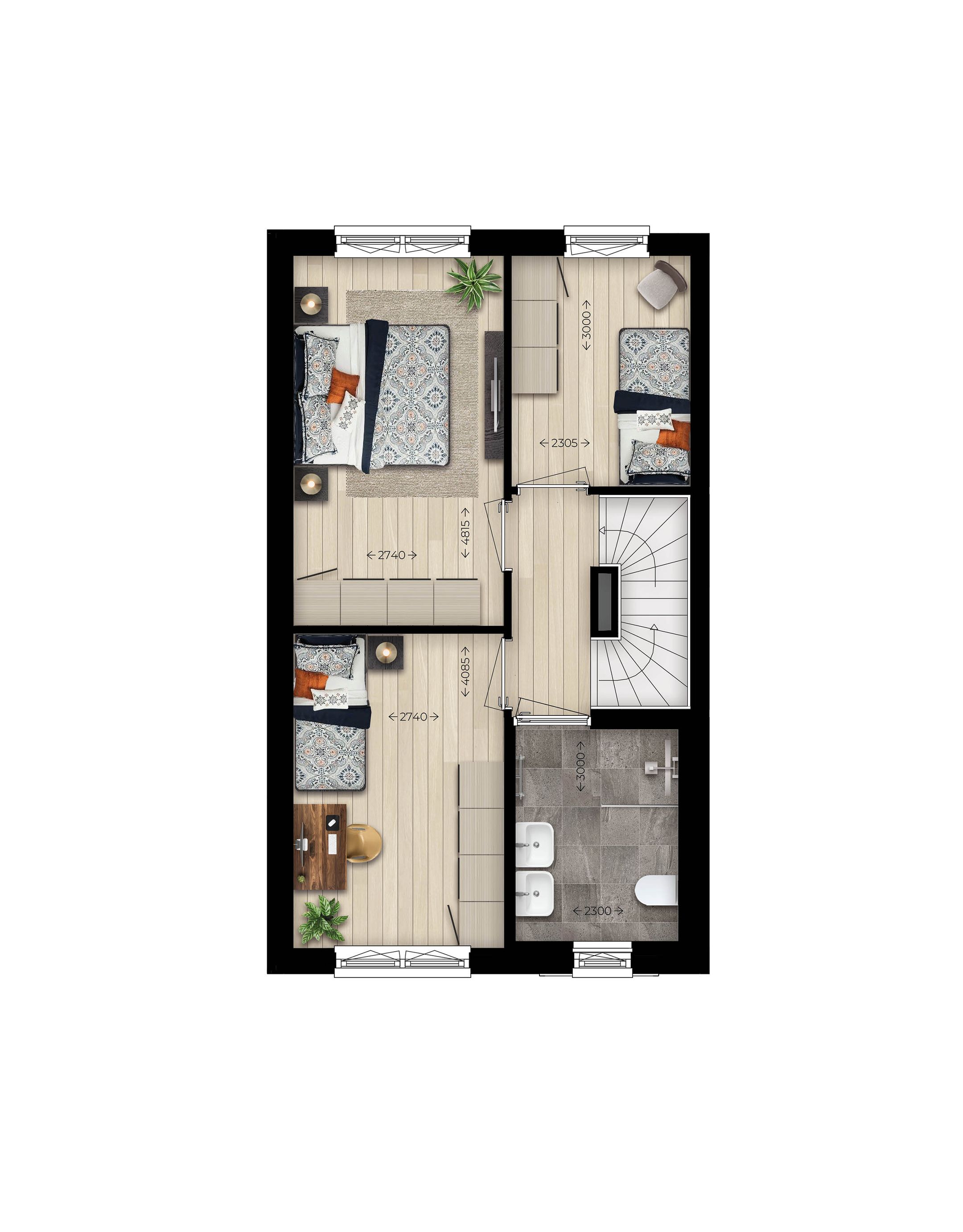 Foto 3 van Hoekwoning type B (Bouwnr. 38)