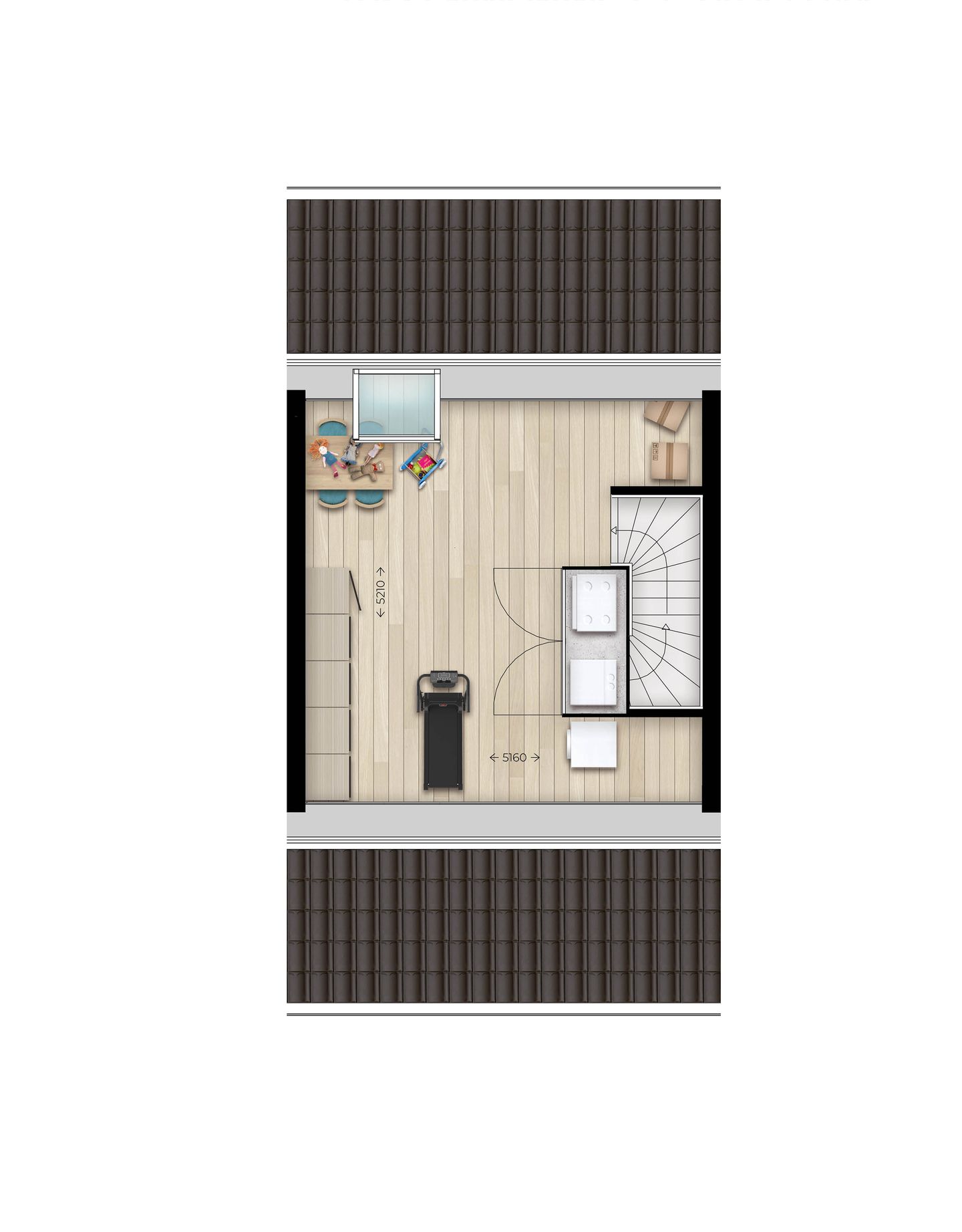 Foto 4 van Tussenwoning type A (Bouwnr. 31)