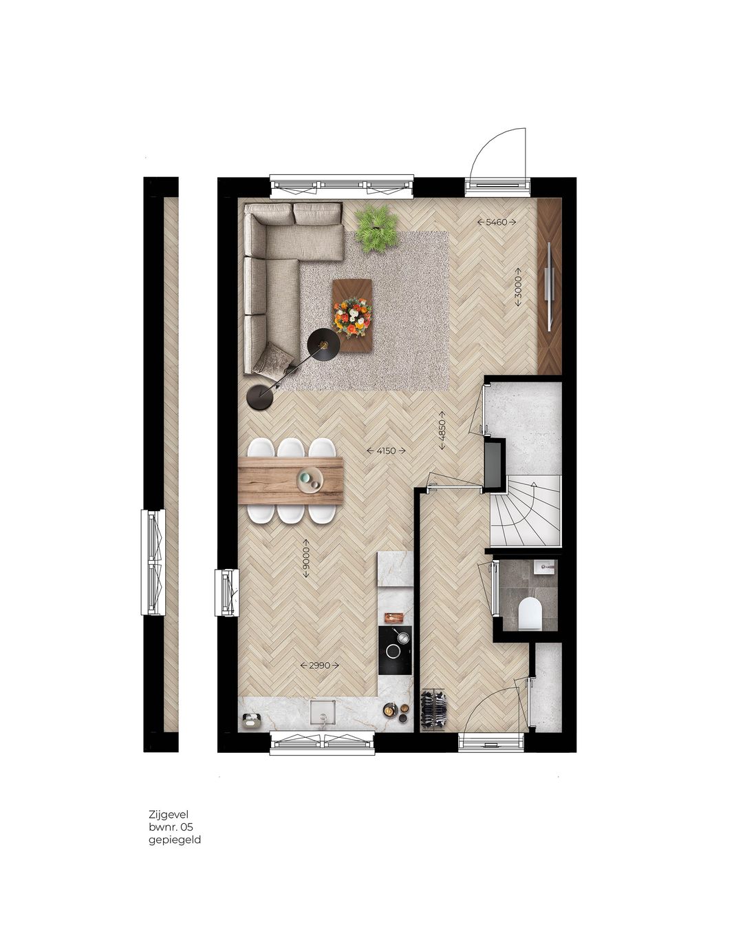 Photo 2 of Hoekwoning type F (Bouwnr. 6)