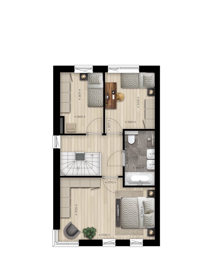 Foto 3 van Tweekapper type H (Bouwnr. 27)