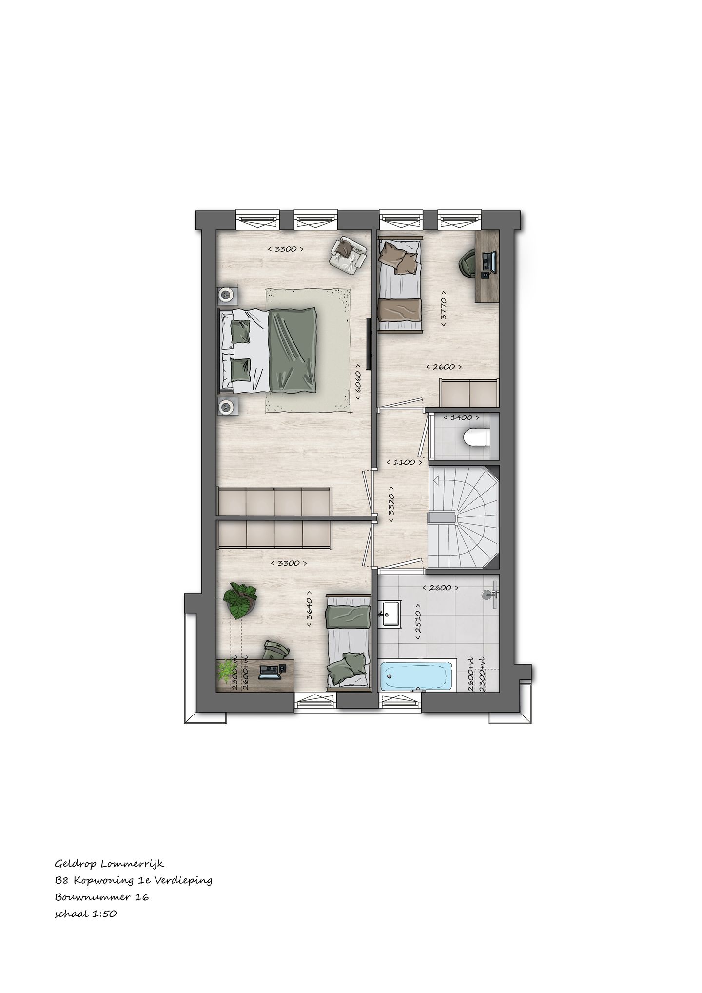 Foto 10 van 016 | B8 | Tussenwoning | Lommerrijk (Bouwnr. 16)